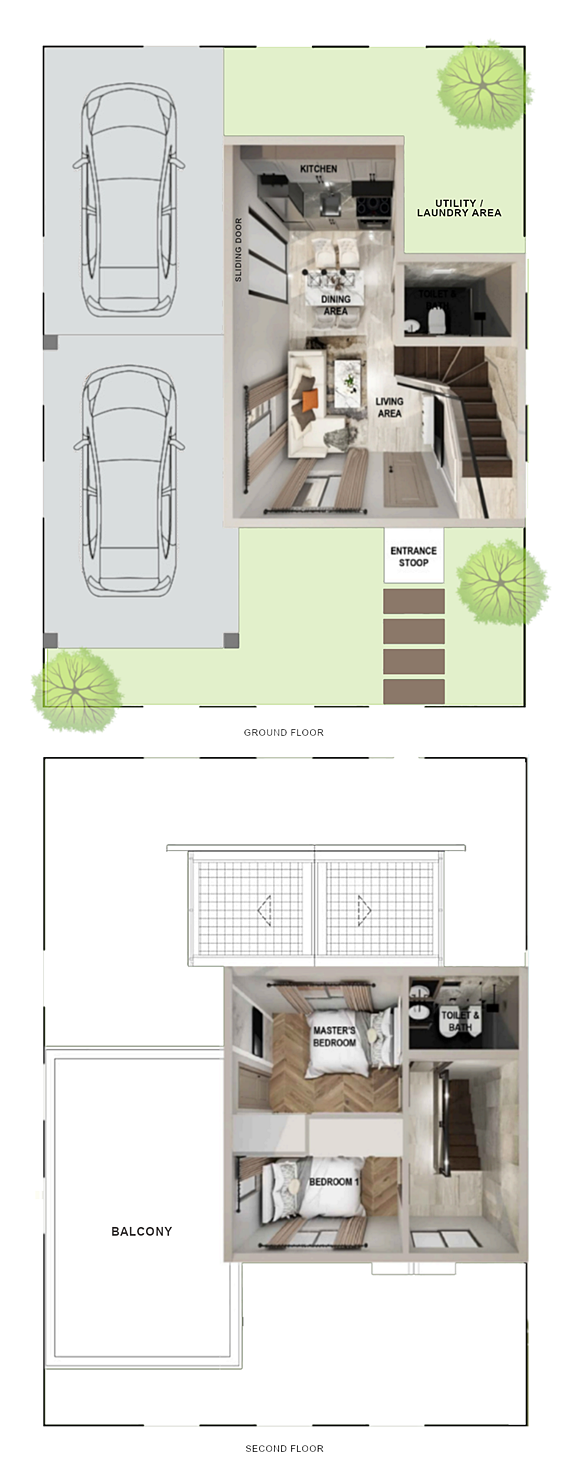 Amara Floor Plan House and Lot in Antipolo