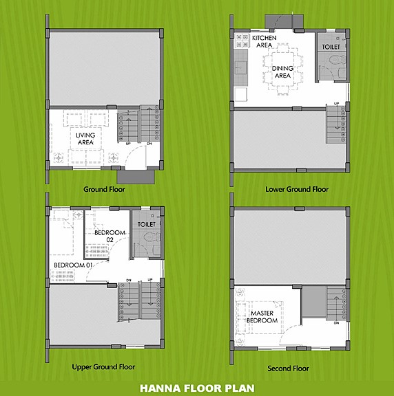 Hanna Floor Plan House and Lot in Antipolo