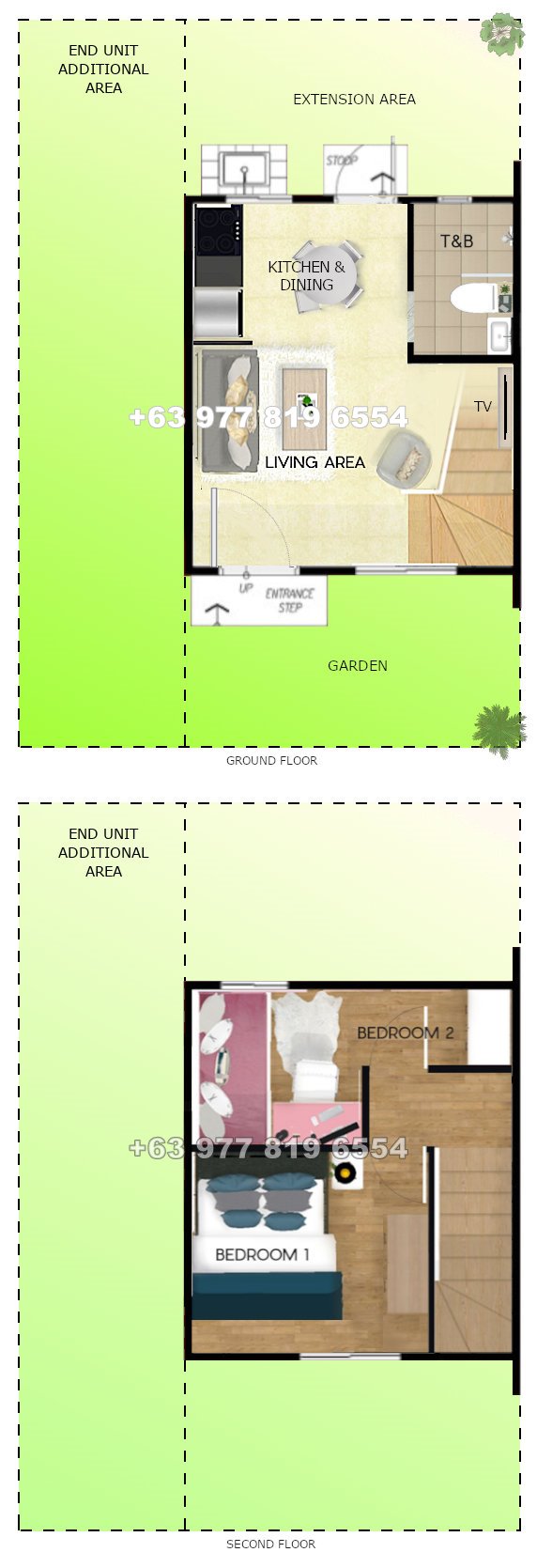 Arielle Floor Plan House and Lot in Antipolo